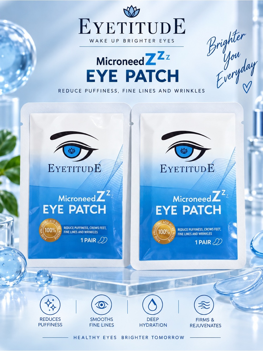 Eyetitude Microneed Zzz Eye Patch 2 Pairs $20